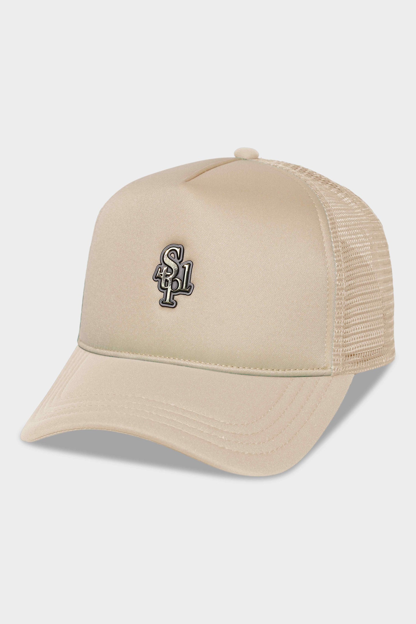 Staple Grenadier Trucker Snapback Cream