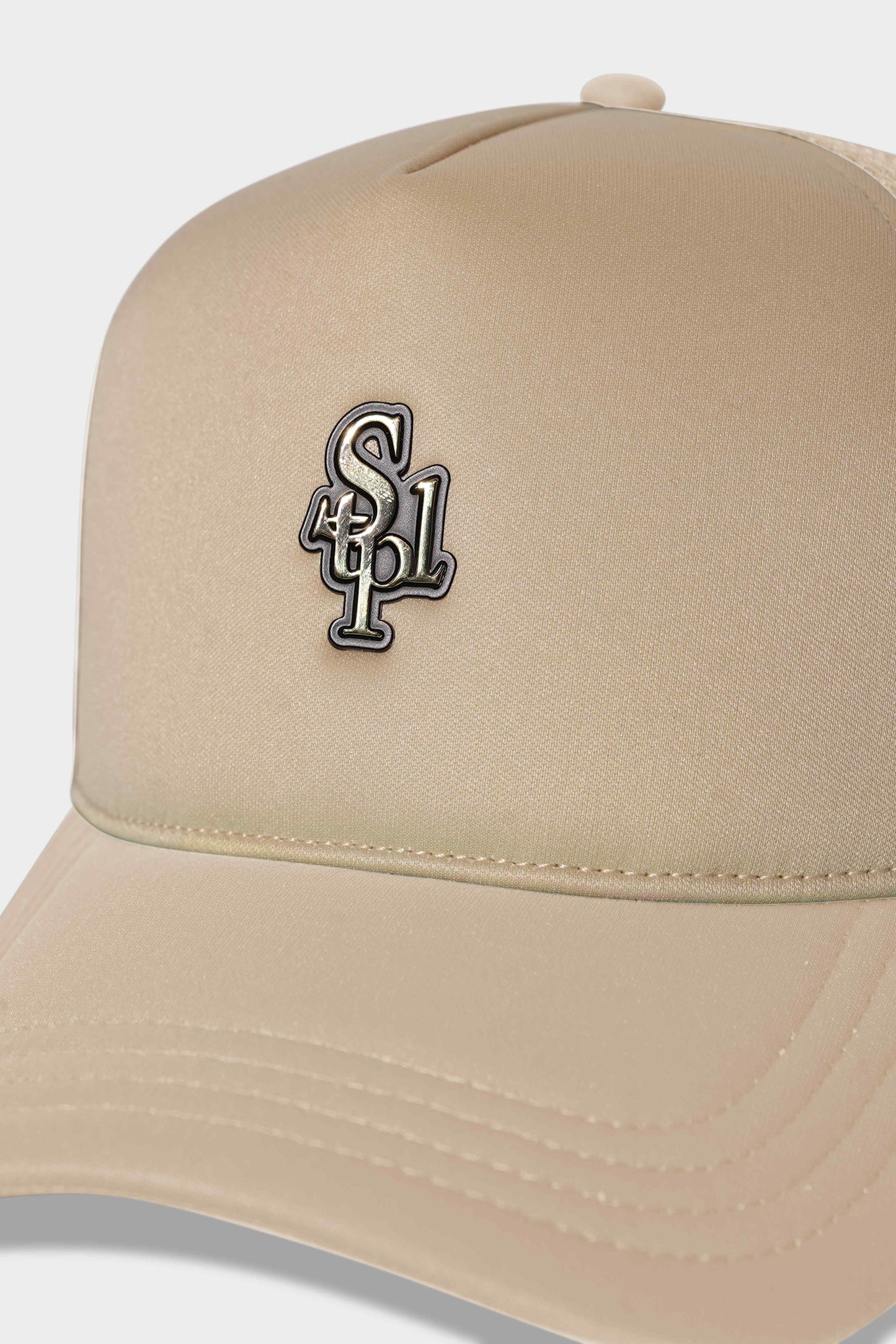 Staple Grenadier Trucker Snapback Cream