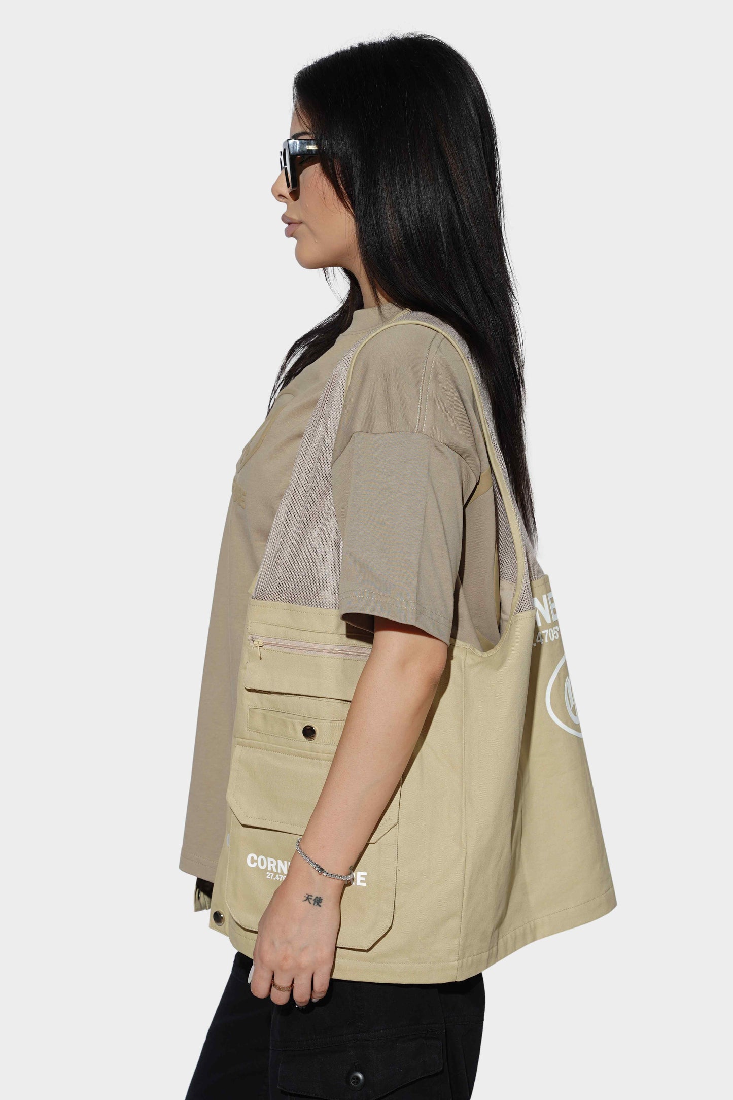 Corner Store Hype Tech Vest Tan