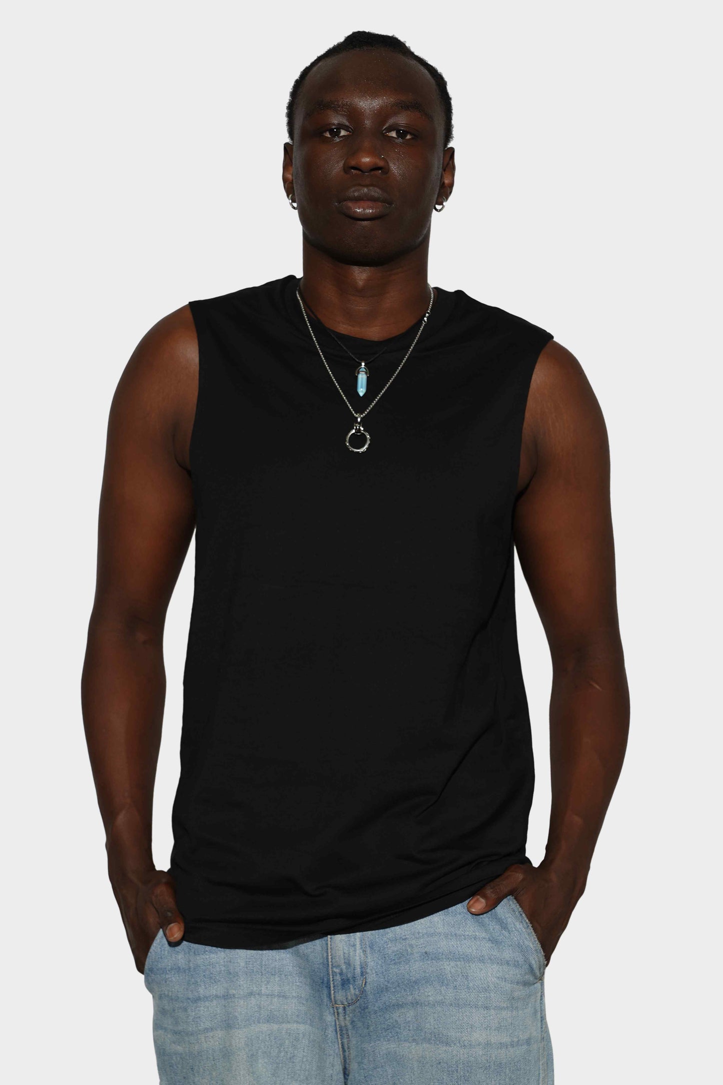 AS Colour Staple Tank Black