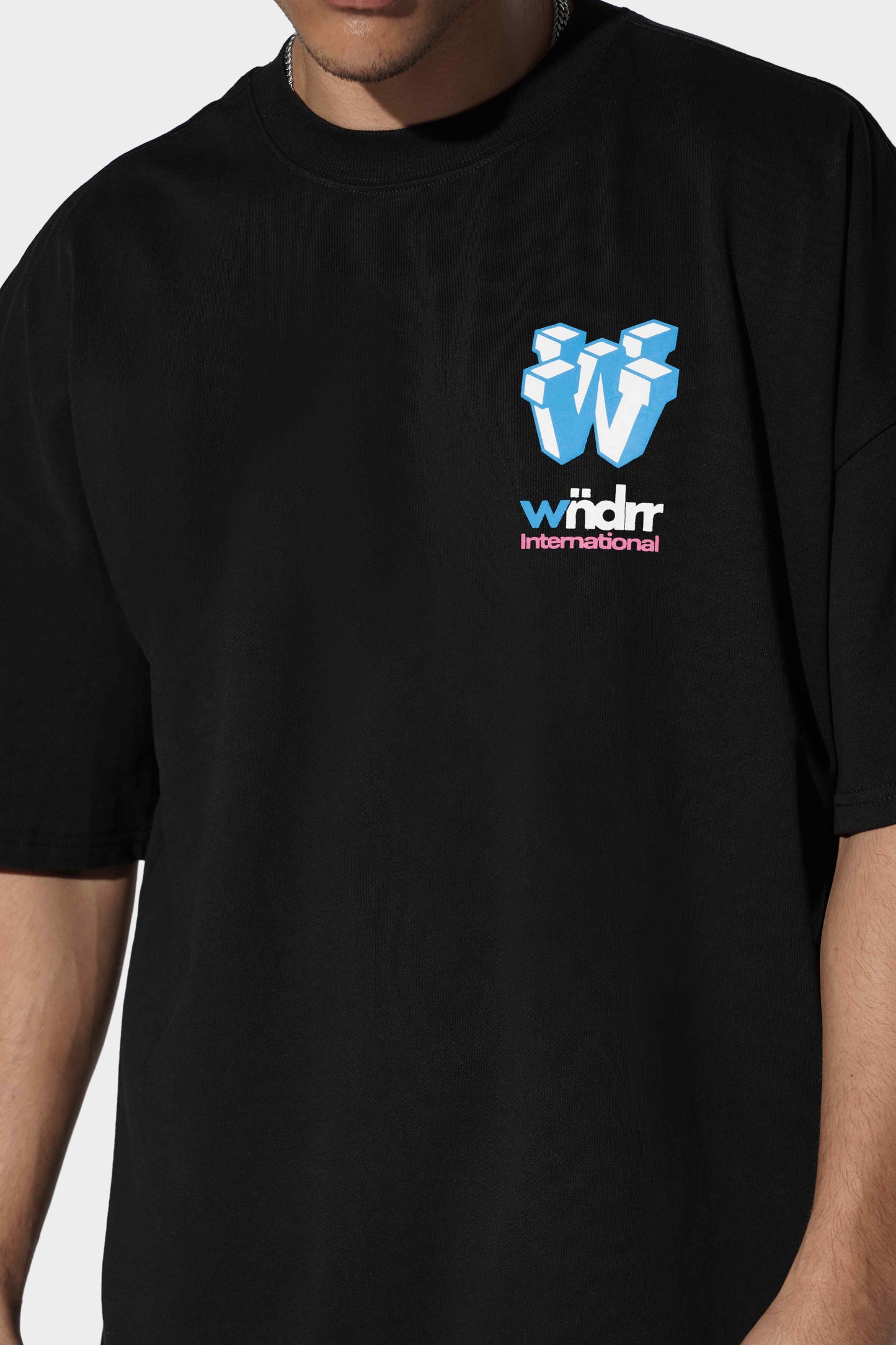WNDRR Module Box Fit Tee Black