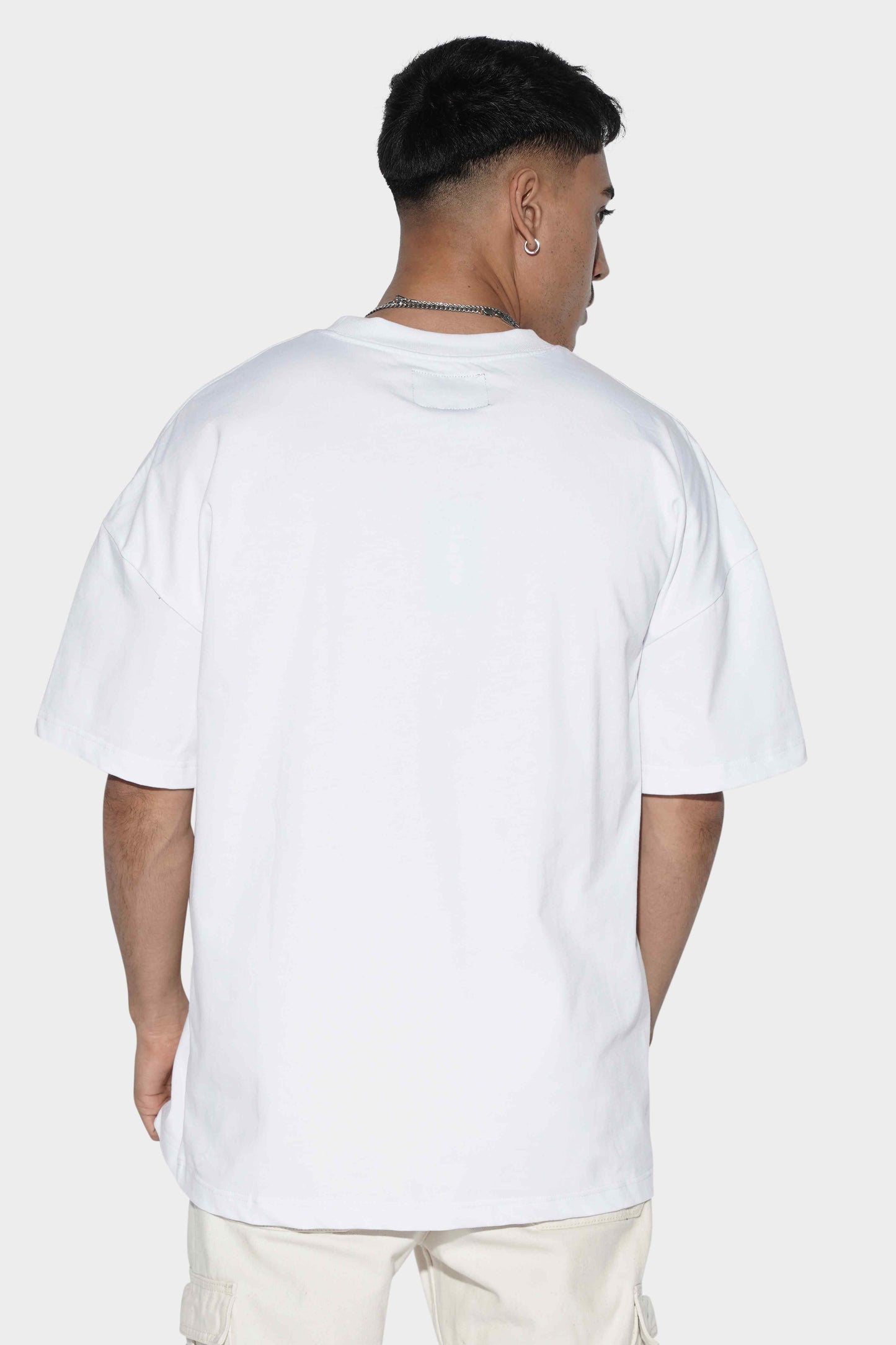 Staple Premium Essentials Tee White Orange L