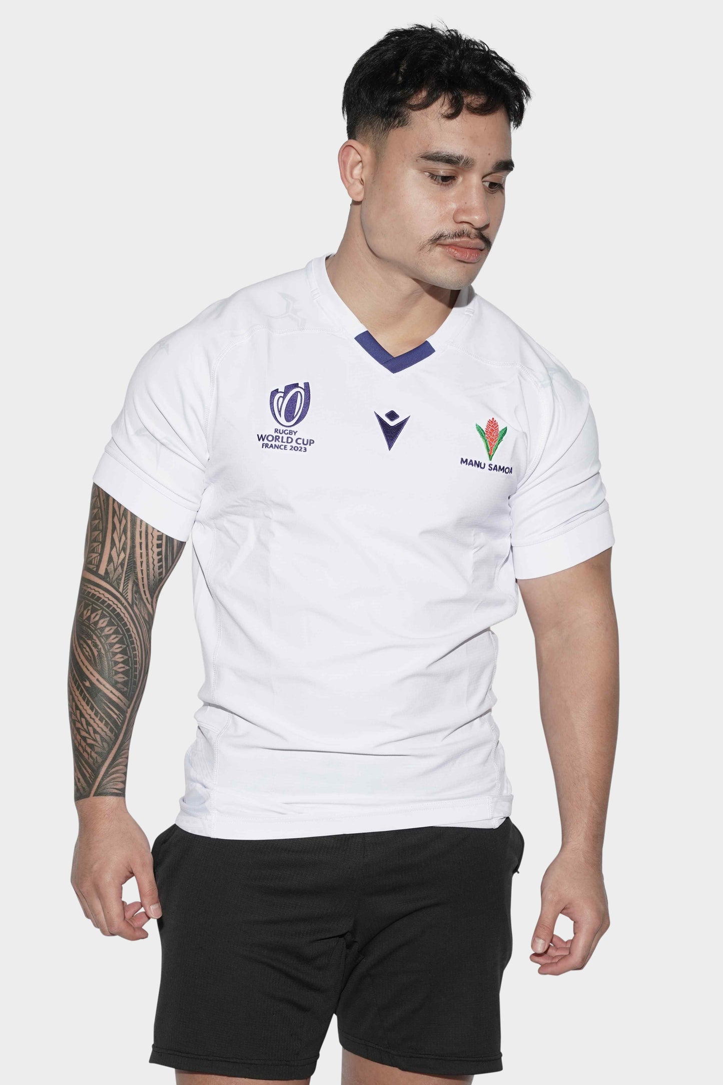 Manu Samoa RWC Replica Jersey Away White