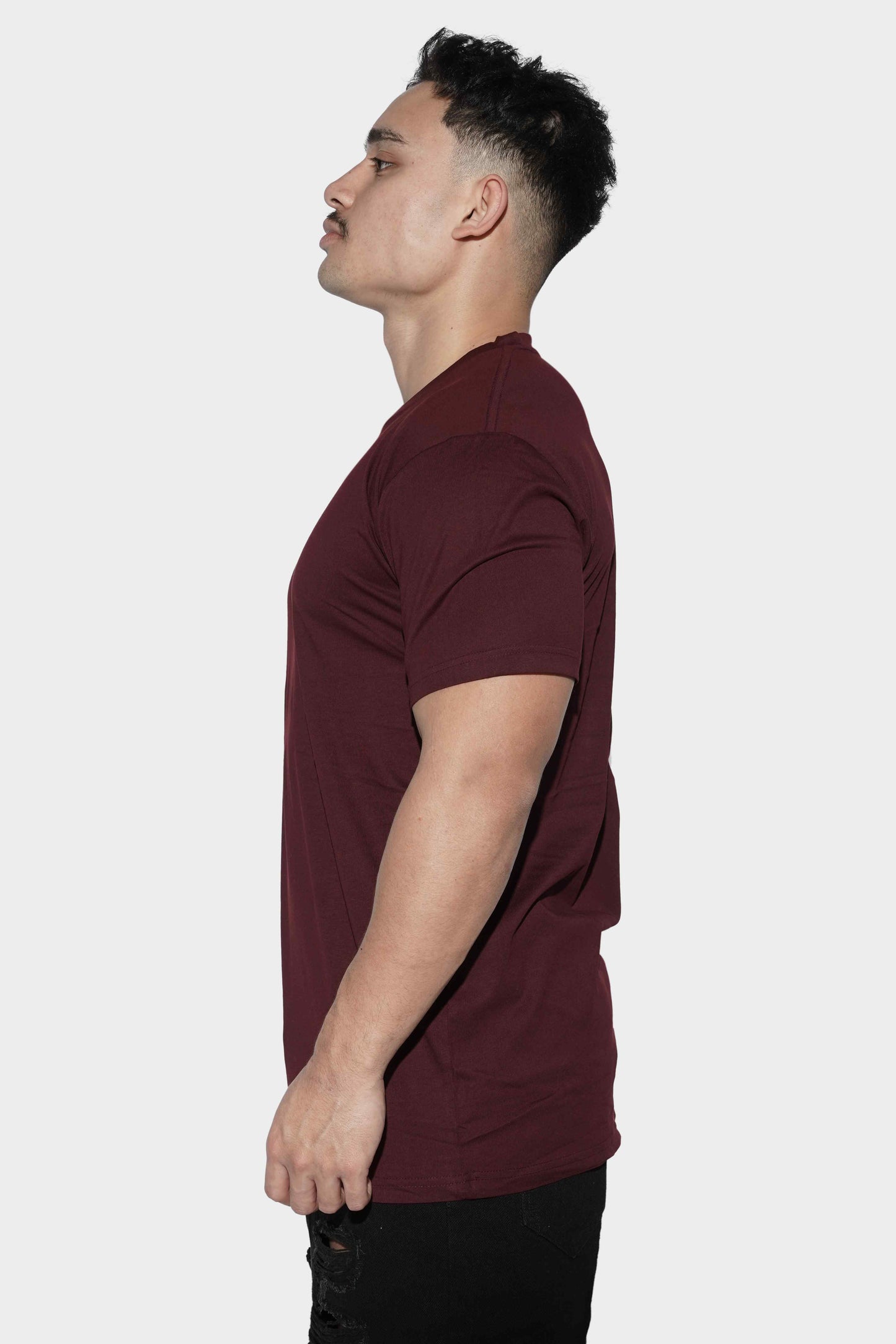 AS Colour Tall Tee Burgundy