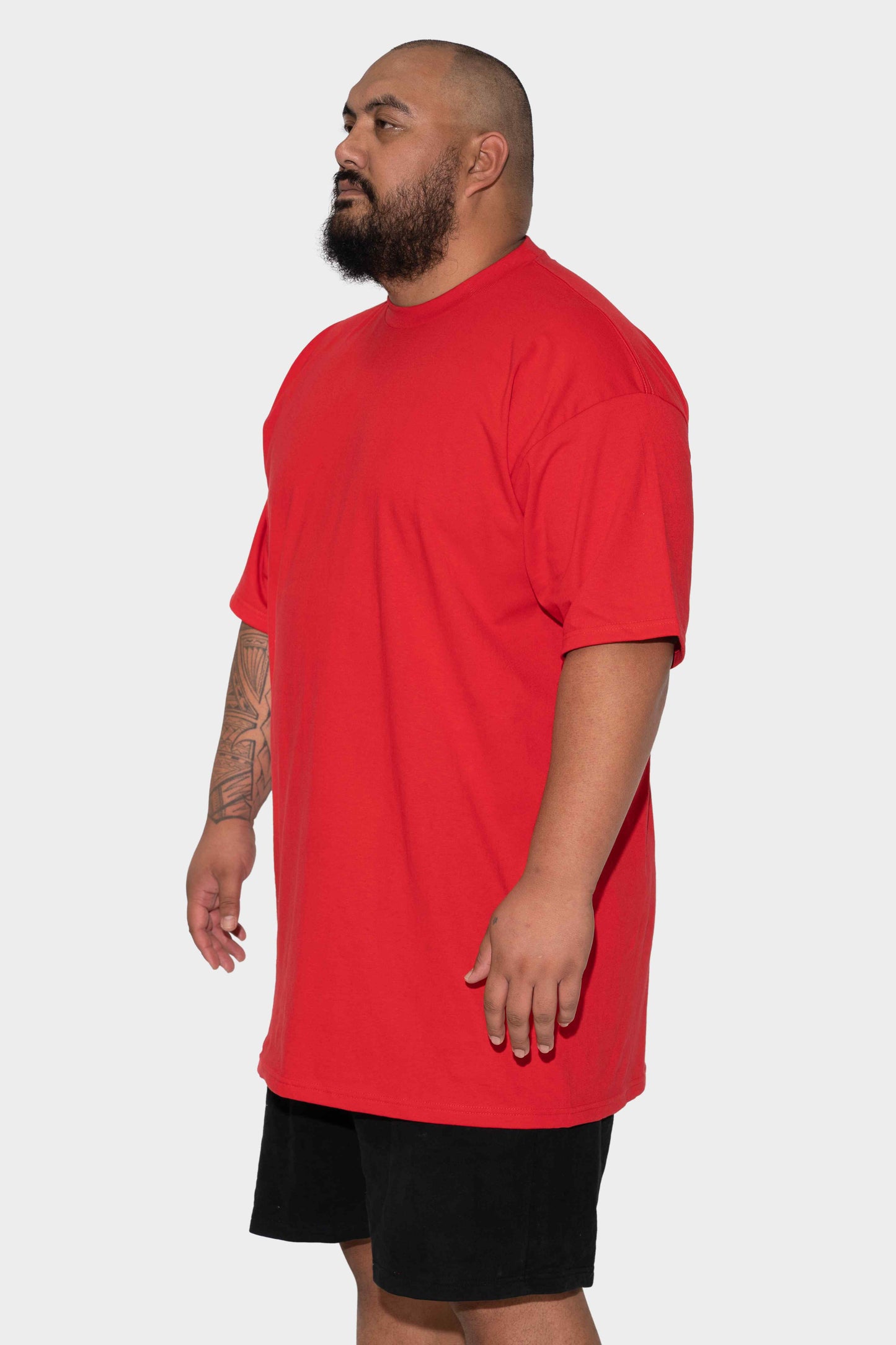 Pro Club Heavyweight Tall Tee Red