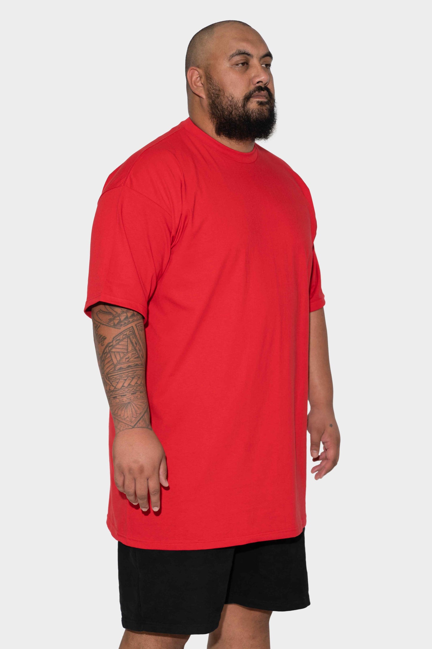 Pro Club Heavyweight Tall Tee Red