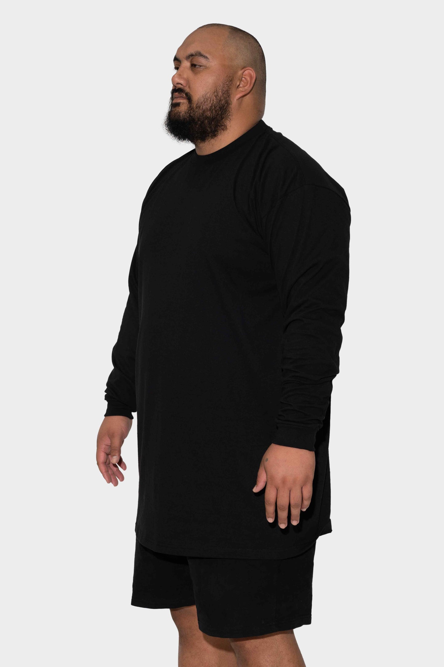 PRE ORDER - Pro Club Heavyweight Long Sleeve Tall Tee Black