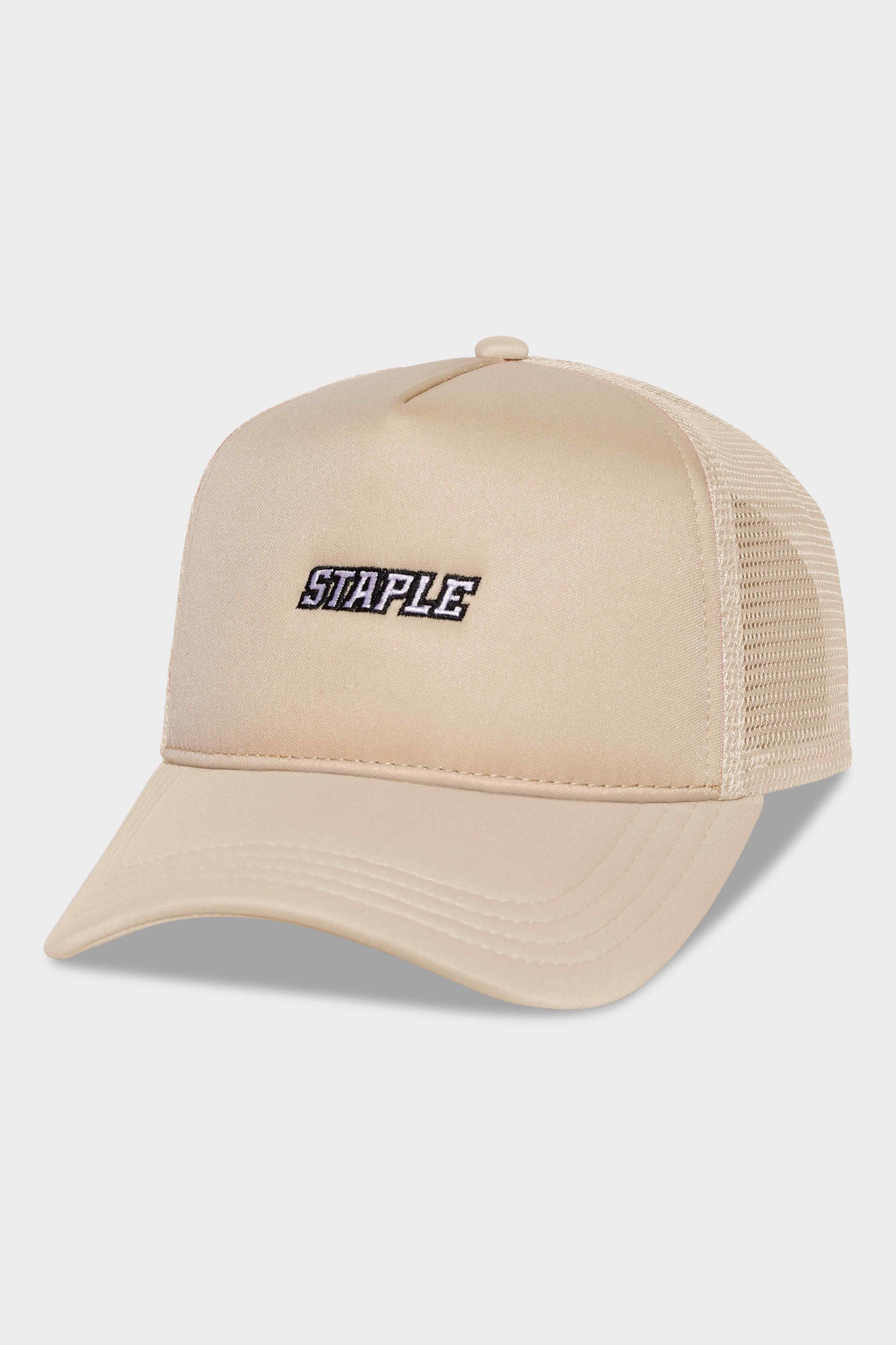 Staple Classic Trucker Snapback Cream