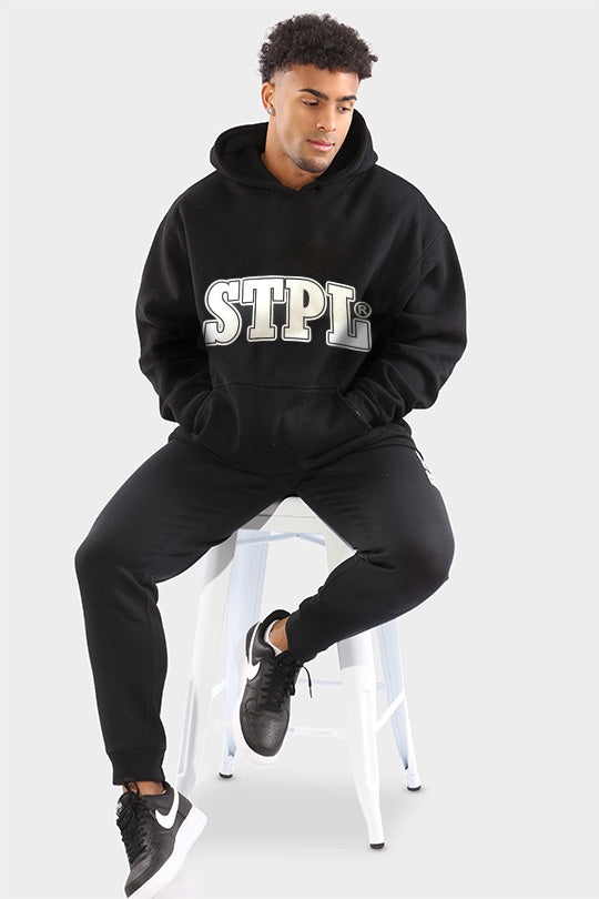 Staple Bold Arch Hoody Black