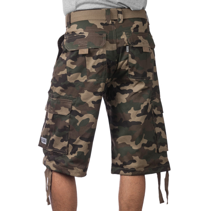 Pro Club Twill Cargo Shorts Camo