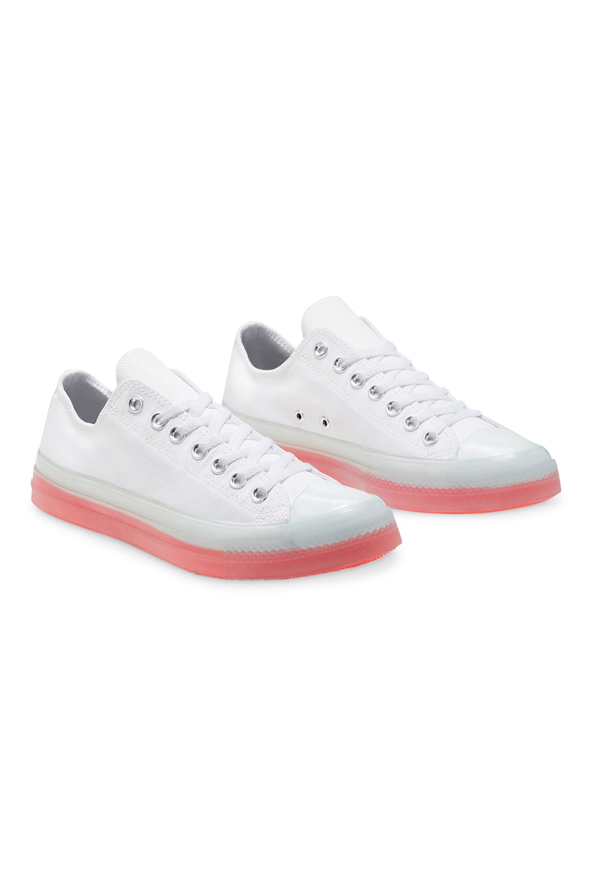 Converse CT CX Low Top White/Clear/Wild Mango Angle