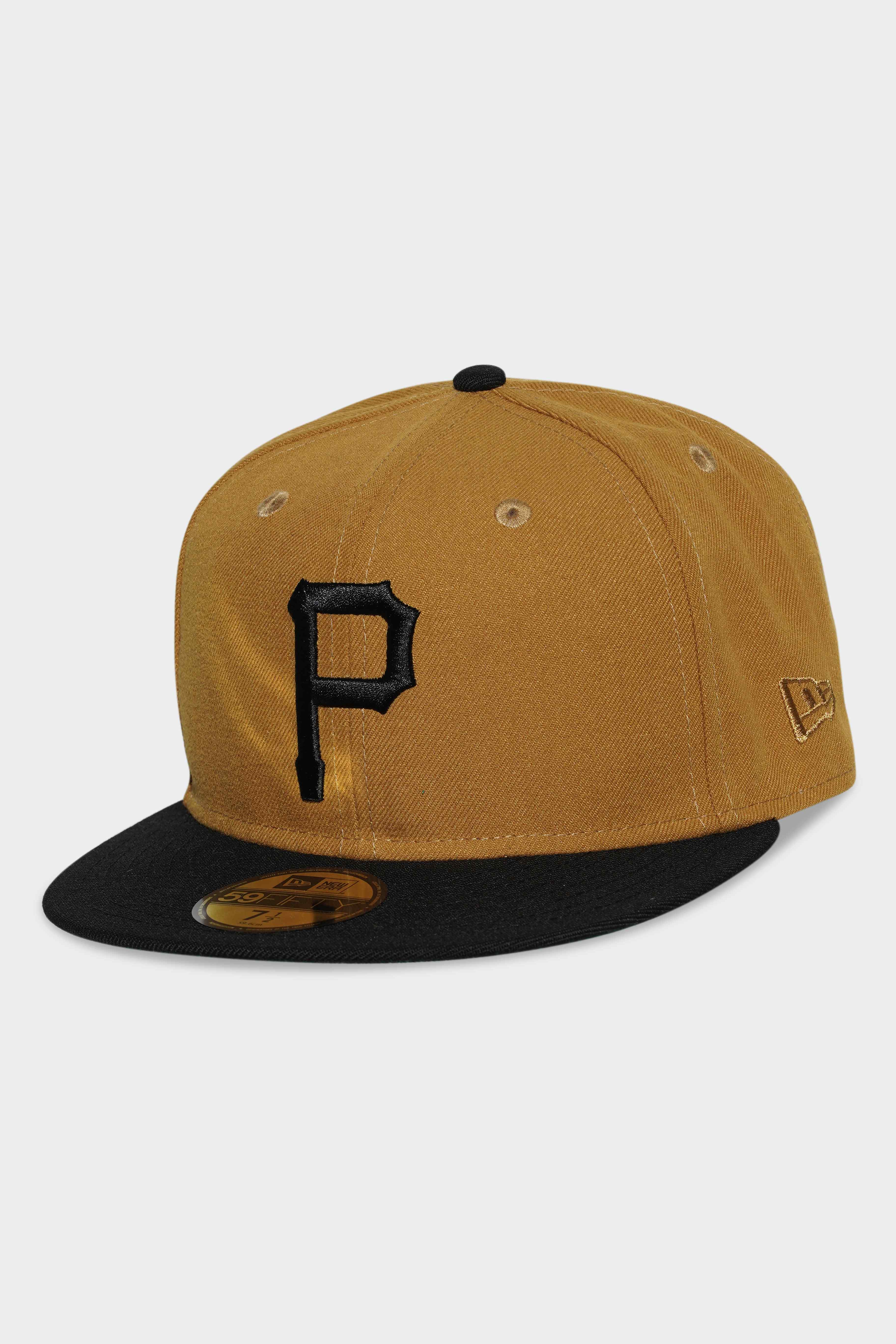 New Era 5950 Pittsburgh Pirates Archive Cooperstown OTC Gold Fitted