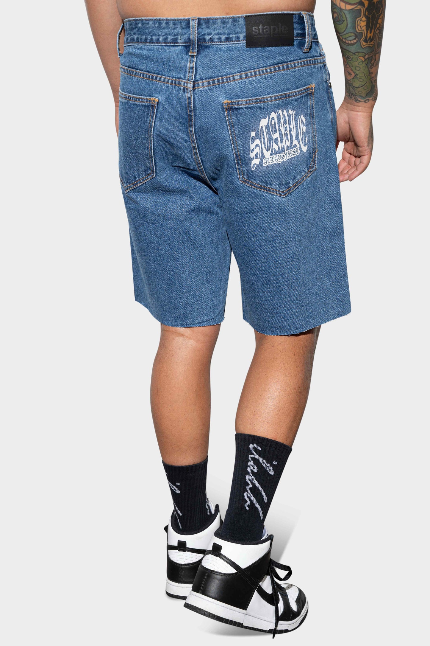 Staple Always First Baggy Shorts Blue 28