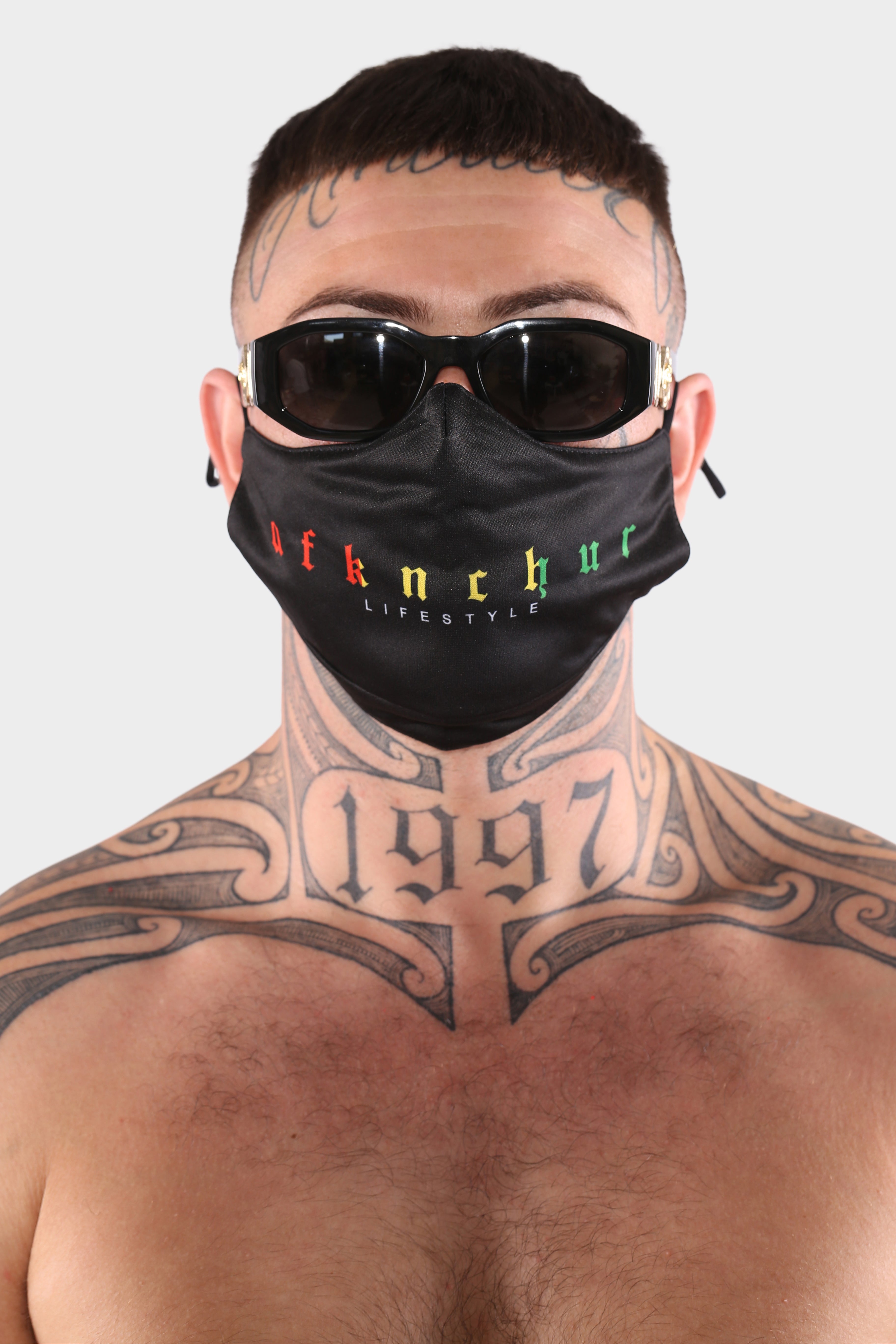 AFKNCHUR Lifestyle Mask Black/Rasta