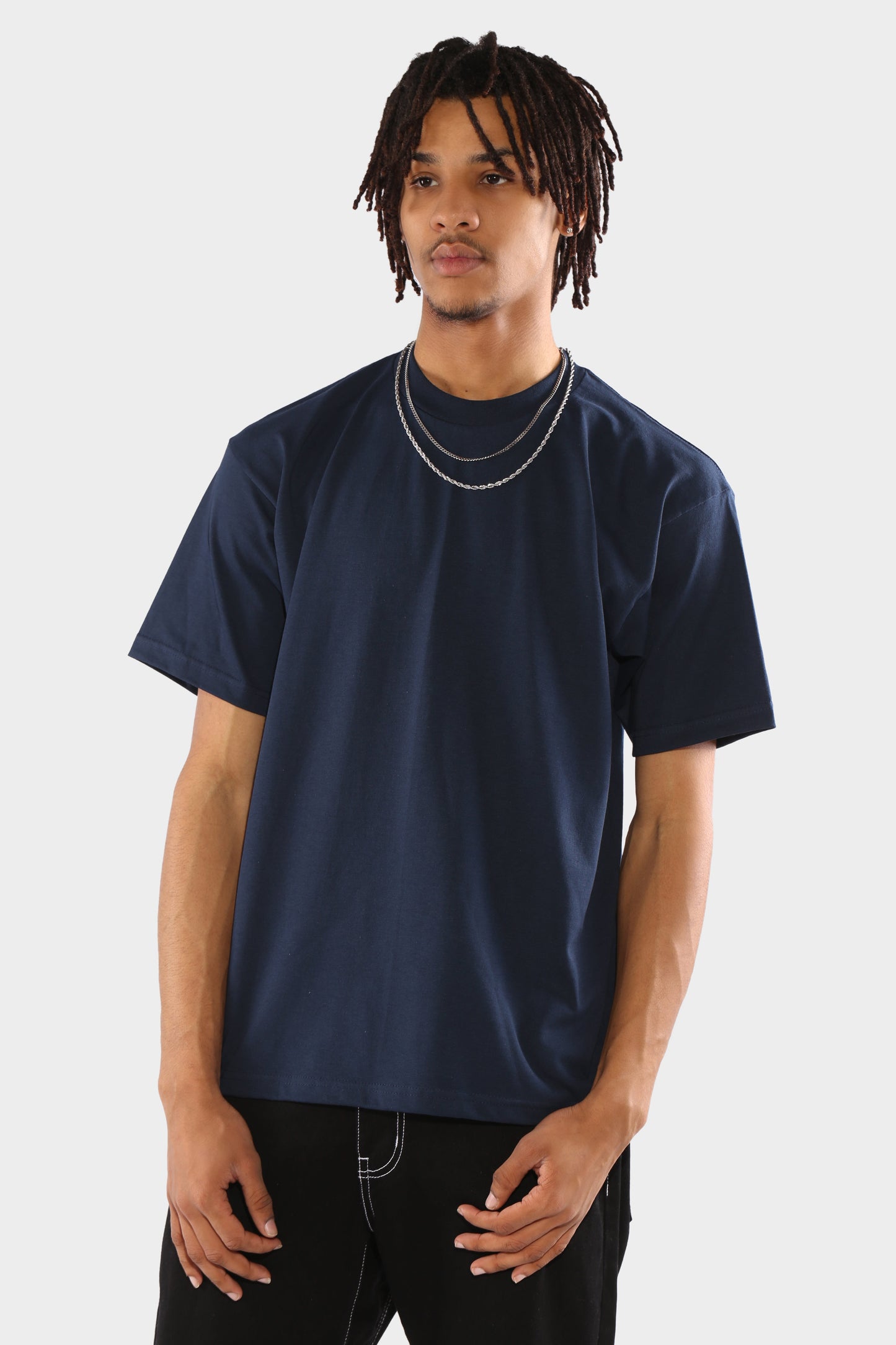 Pro Club Heavyweight Regular Tee Navy (3986586009703)