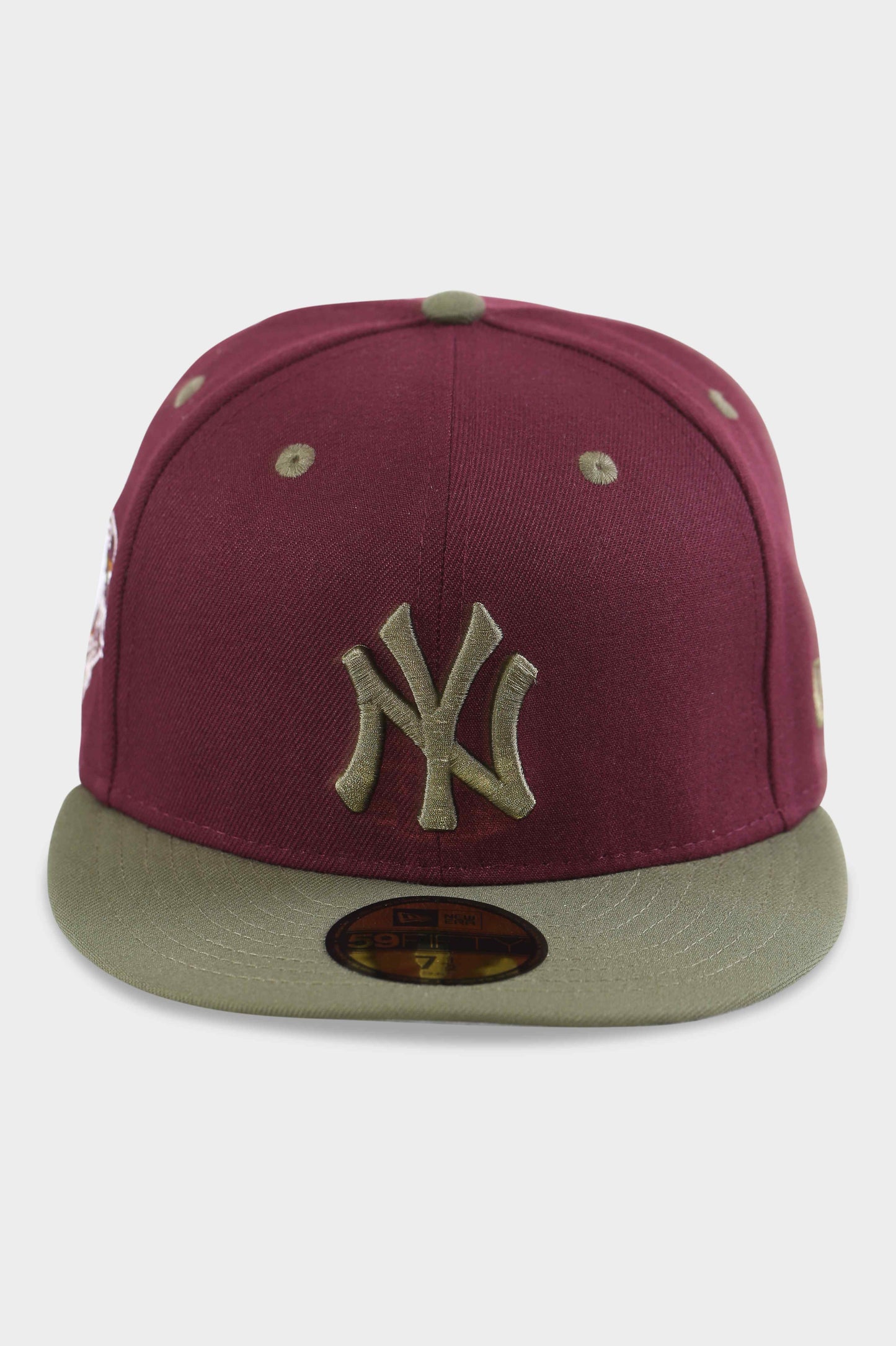 New Era 5950 NY World Series Trail Mix Frosted Burgundy