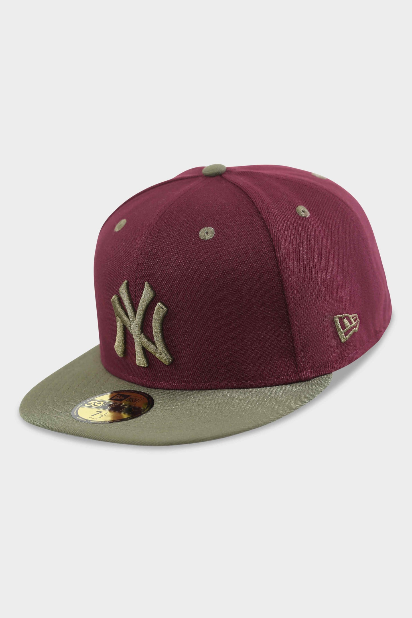 New Era 5950 NY World Series Trail Mix Frosted Burgundy