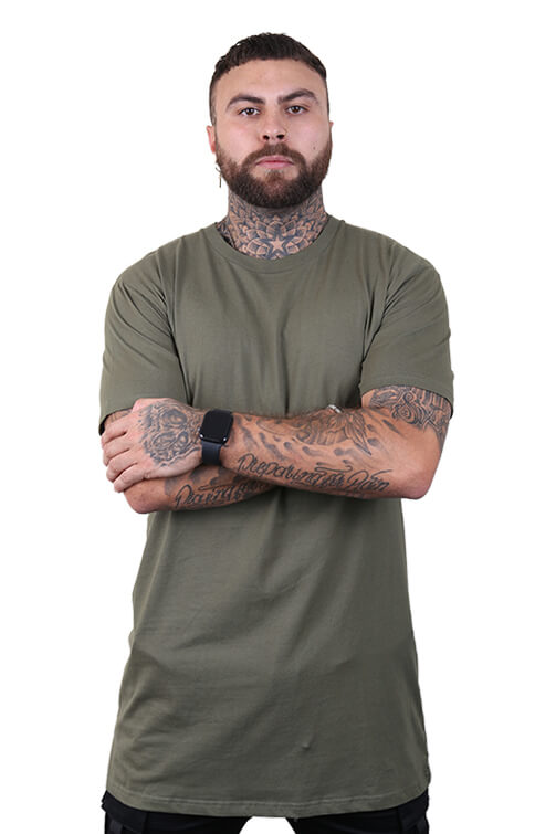 AS Colour Tall Tee Army (3986359976039)