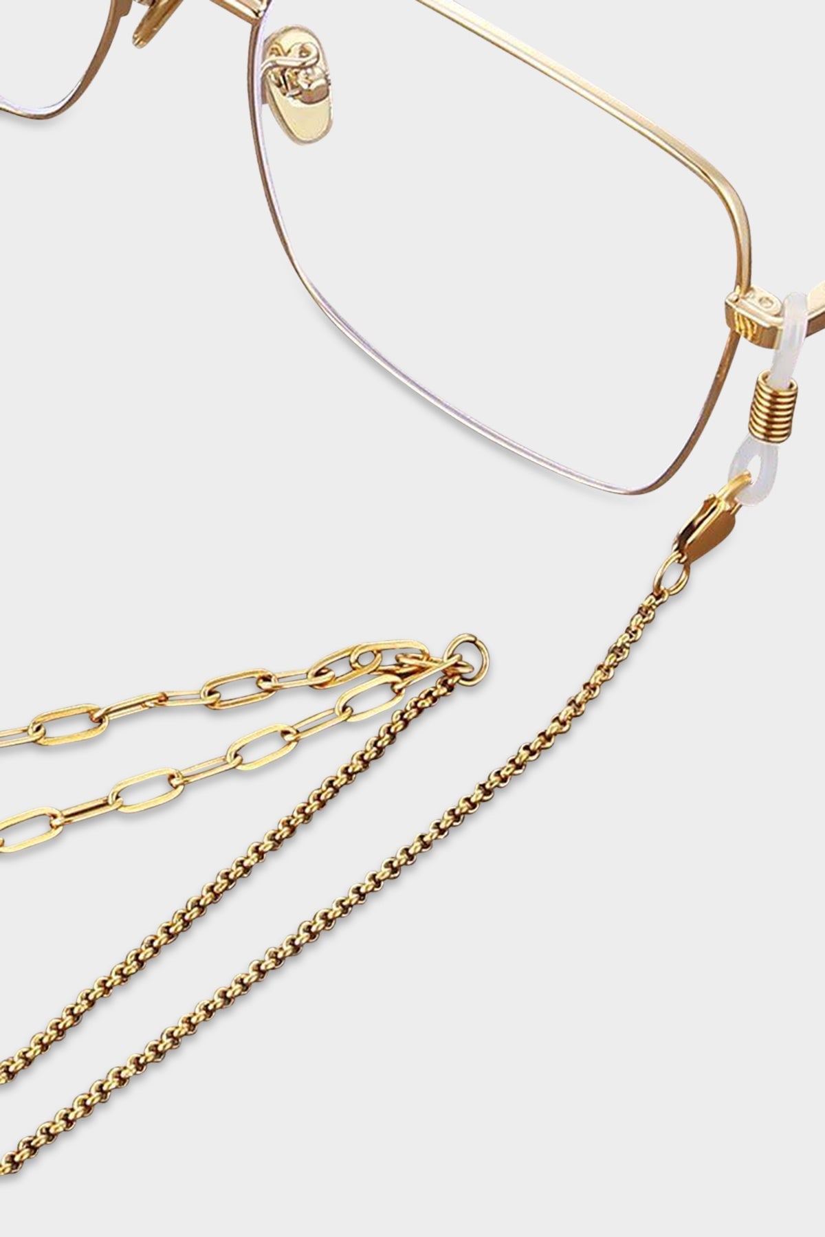 Staple 14K Gold Eyeglass Holder Necklace Chain