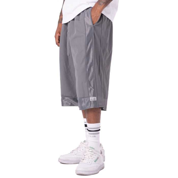 Pro Club Heavyweight Mesh Basketball Shorts Grey